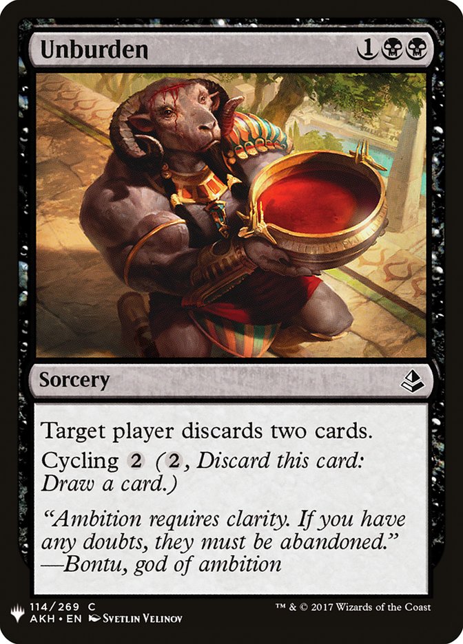 Unburden [Mystery Booster] - The Mythic Store | 24h Order Processing