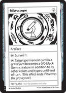 Microscope [Mystery Booster 2 Playtest Cards] - The Mythic Store | 24h Order Processing