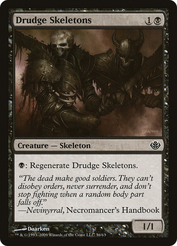 Drudge Skeletons [Duel Decks: Garruk vs. Liliana] - The Mythic Store | 24h Order Processing