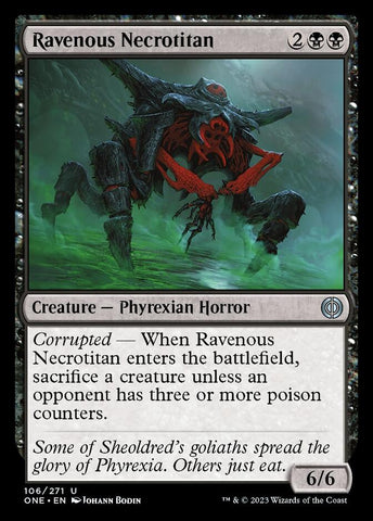 Ravenous Necrotitan [Phyrexia: All Will Be One] - The Mythic Store | 24h Order Processing