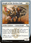 Knight of the Kitchen Sink ("protection from odd collector numbers") [Unstable] - The Mythic Store | 24h Order Processing