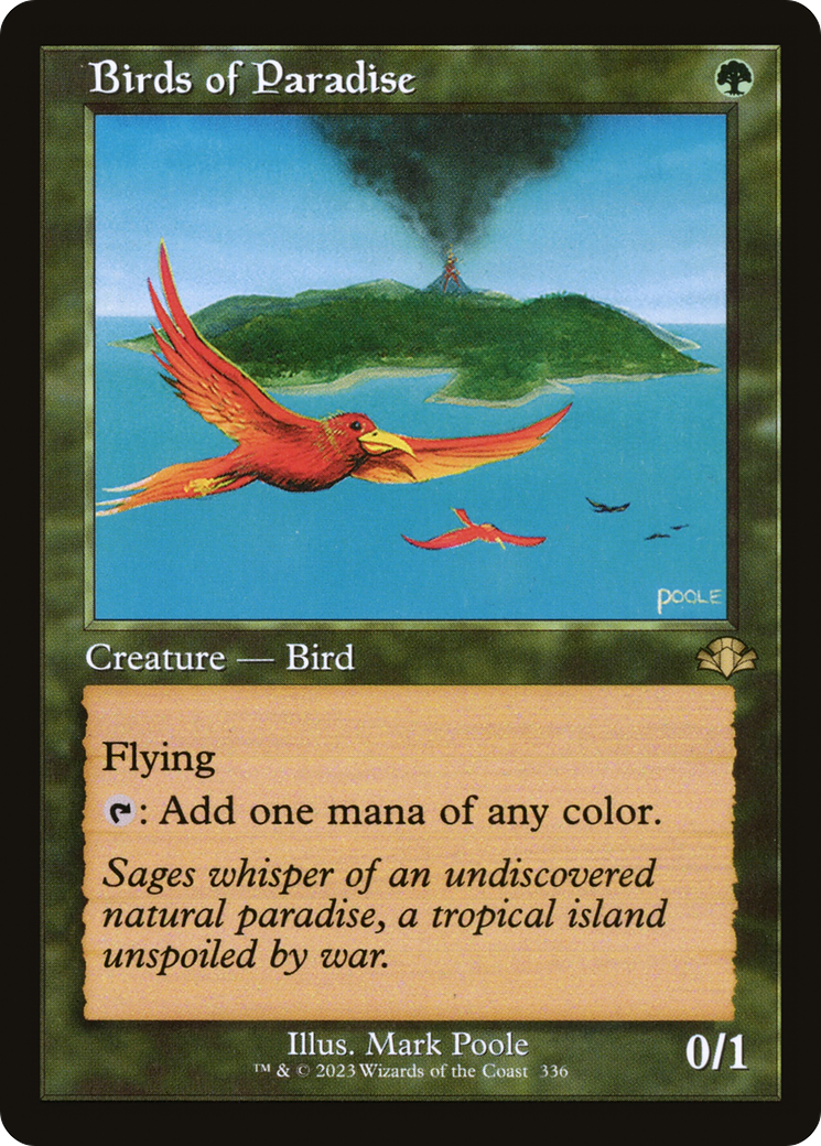 Birds of Paradise (Retro) [Dominaria Remastered] - The Mythic Store | 24h Order Processing