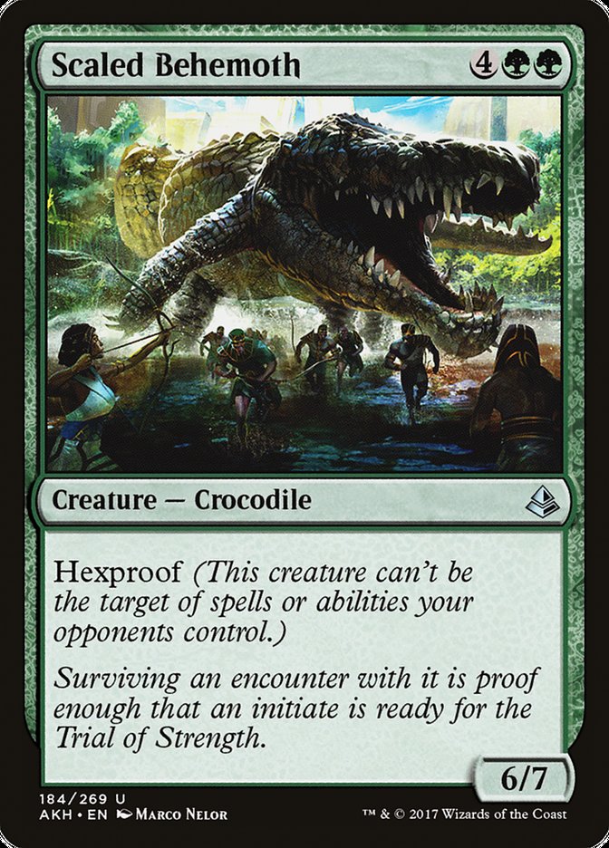 Scaled Behemoth [Amonkhet] - The Mythic Store | 24h Order Processing