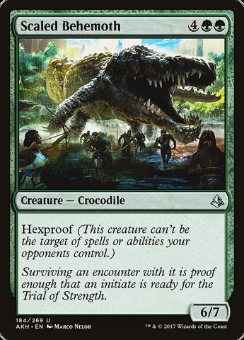 Scaled Behemoth [Amonkhet] - The Mythic Store | 24h Order Processing