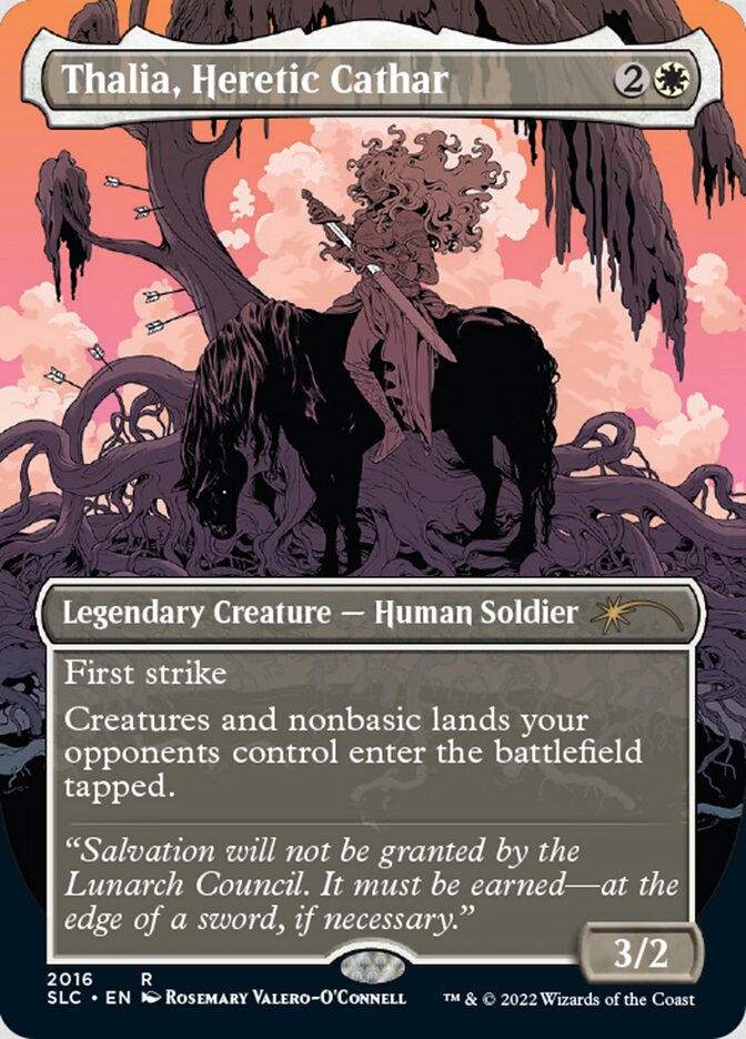 Thalia, Heretic Cathar (Borderless) [Secret Lair Countdown Kit] - The Mythic Store | 24h Order Processing