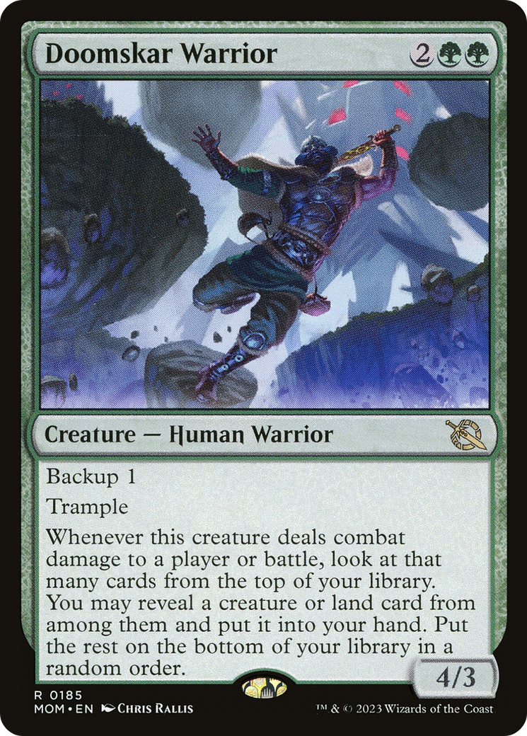 Doomskar Warrior [March of the Machine] - The Mythic Store | 24h Order Processing