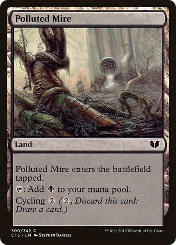 Polluted Mire [Commander 2015] - The Mythic Store | 24h Order Processing