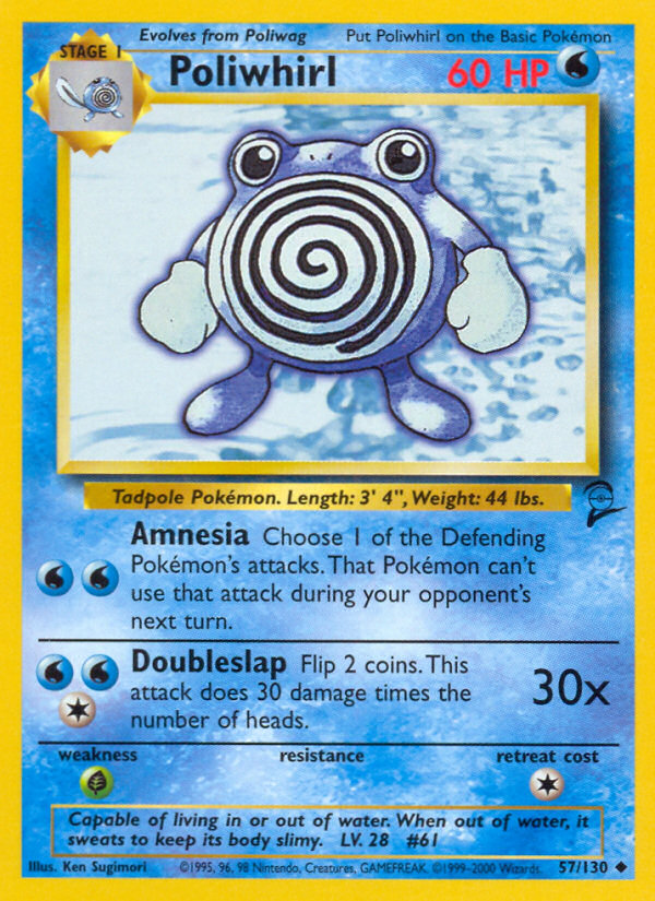 Poliwhirl (57/130) [Base Set 2] - The Mythic Store | 24h Order Processing