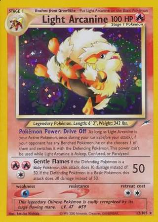 Light Arcanine (12/105) [Neo Destiny Unlimited] - The Mythic Store | 24h Order Processing