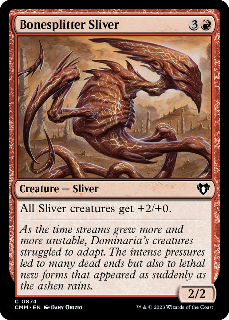 Bonesplitter Sliver [Commander Masters] - The Mythic Store | 24h Order Processing