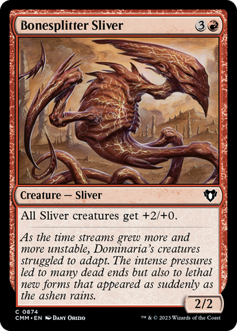 Bonesplitter Sliver [Commander Masters] - The Mythic Store | 24h Order Processing