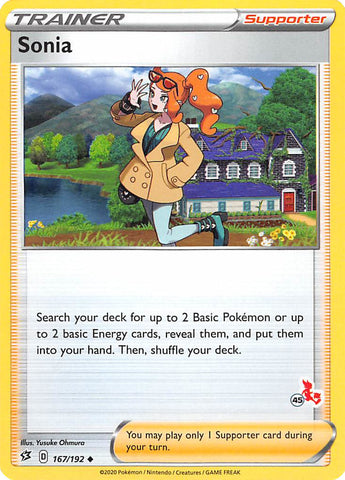 Sonia (167/192) (Cinderace Stamp #45) [Battle Academy 2022] - The Mythic Store | 24h Order Processing