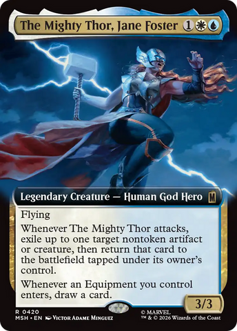 The Mighty Thor, Jane Foster (Extended Art) [Marvel Super Heroes] - The Mythic Store | 24h Order Processing