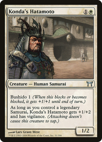 Konda's Hatamoto [Champions of Kamigawa] - The Mythic Store | 24h Order Processing