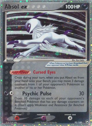 Absol ex (92/108) [EX: Power Keepers] - The Mythic Store | 24h Order Processing