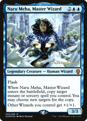 Naru Meha, Master Wizard [Dominaria Prerelease Promos] - The Mythic Store | 24h Order Processing