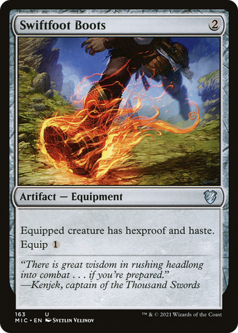 Swiftfoot Boots [Innistrad: Midnight Hunt Commander] - The Mythic Store | 24h Order Processing