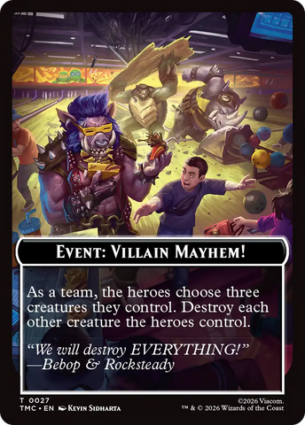 Event: Villain Mayhem! [Teenage Mutant Ninja Turtles Commander Tokens] - The Mythic Store | 24h Order Processing