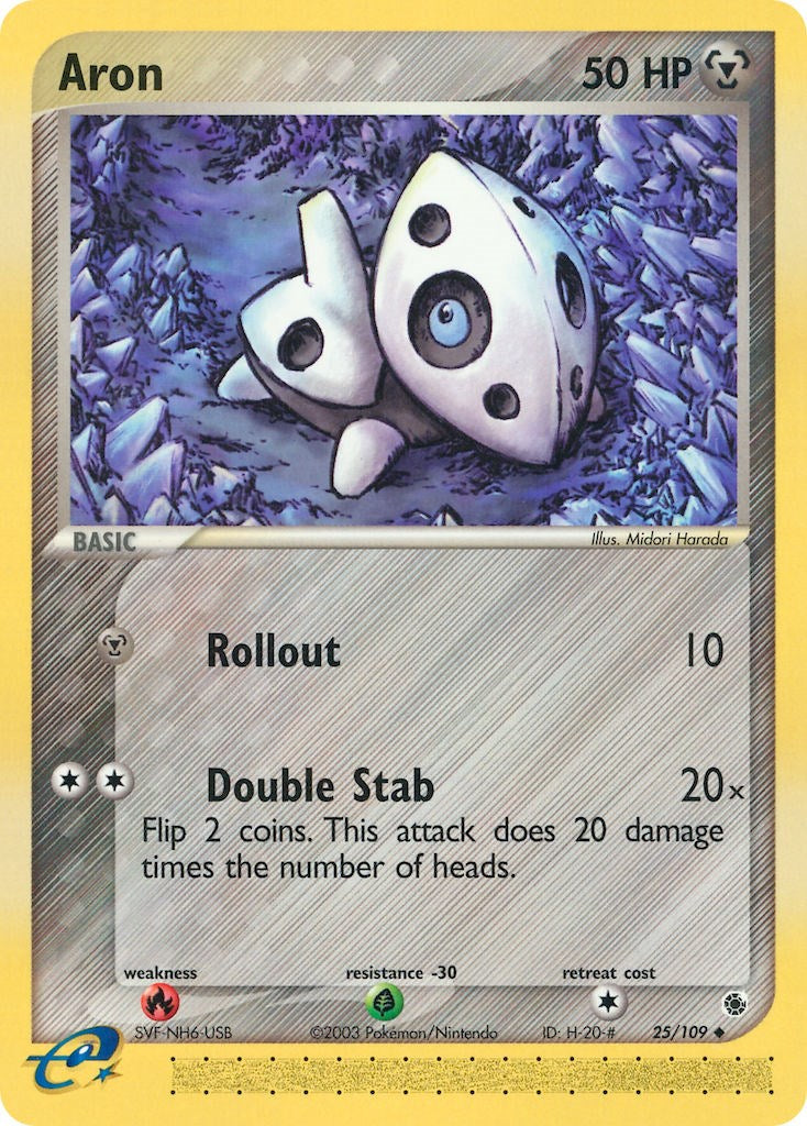 Aron (25/109) [EX: Ruby & Sapphire] - The Mythic Store | 24h Order Processing