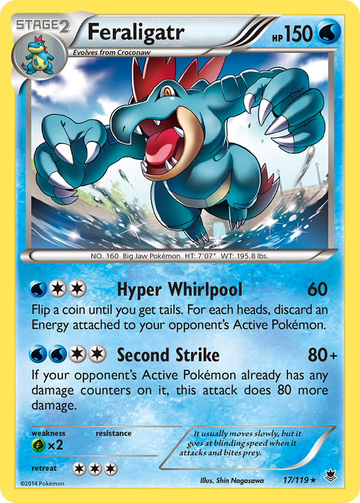 Feraligatr (17/119) [XY: Phantom Forces] - The Mythic Store | 24h Order Processing