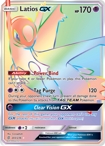 Latios GX (243/236) [Sun & Moon: Unified Minds] - The Mythic Store | 24h Order Processing