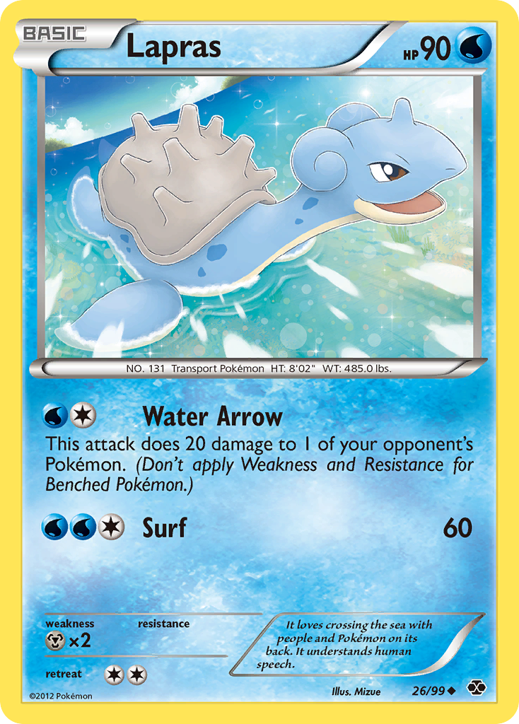 Lapras (26/99) [Black & White: Next Destinies] - The Mythic Store | 24h Order Processing
