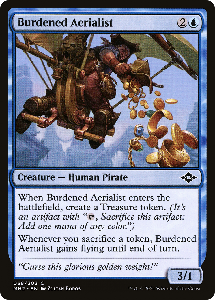 Burdened Aerialist [Modern Horizons 2] - The Mythic Store | 24h Order Processing