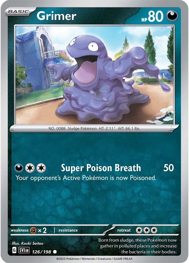 Grimer (126/198) [Scarlet & Violet: Base Set] - The Mythic Store | 24h Order Processing