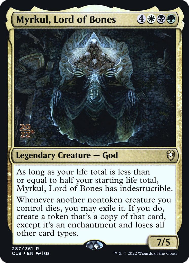 Myrkul, Lord of Bones [Commander Legends: Battle for Baldur's Gate Prerelease Promos] - The Mythic Store | 24h Order Processing