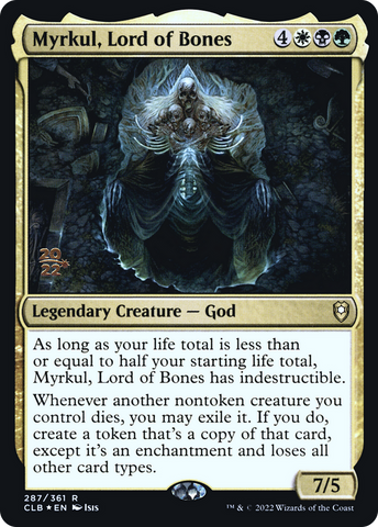 Myrkul, Lord of Bones [Commander Legends: Battle for Baldur's Gate Prerelease Promos] - The Mythic Store | 24h Order Processing