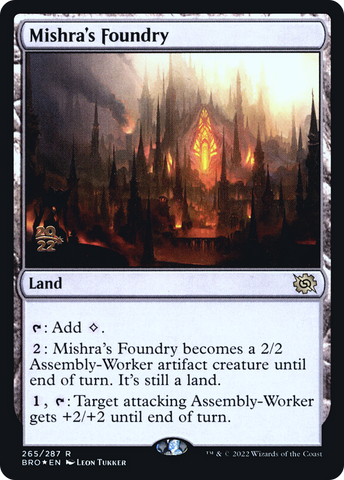 Mishra's Foundry [The Brothers' War Prerelease Promos] - The Mythic Store | 24h Order Processing