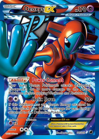 Deoxys EX (111/116) [Black & White: Plasma Freeze] - The Mythic Store | 24h Order Processing