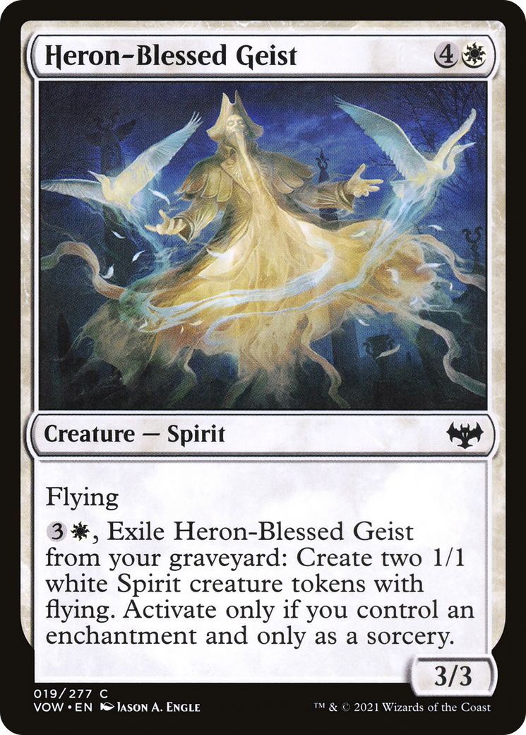 Heron-Blessed Geist [Innistrad: Crimson Vow] - The Mythic Store | 24h Order Processing