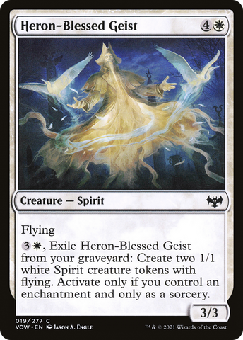 Heron-Blessed Geist [Innistrad: Crimson Vow] - The Mythic Store | 24h Order Processing