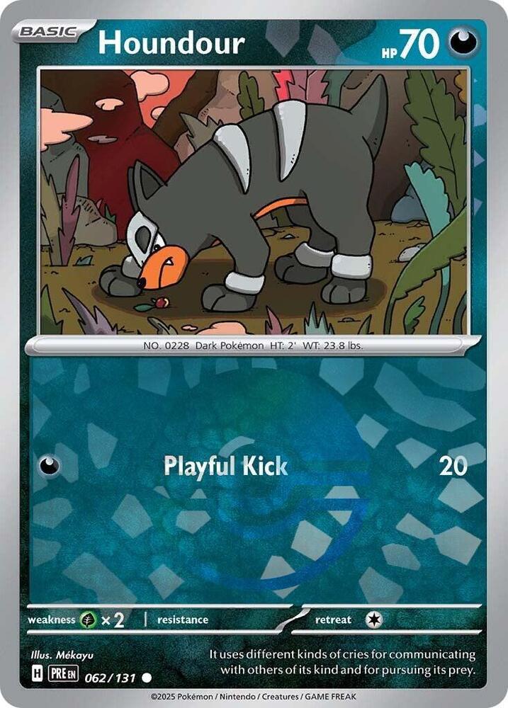 Houndour (062/131) (Poke Ball Pattern) [Scarlet & Violet: Prismatic Evolutions] - The Mythic Store | 24h Order Processing
