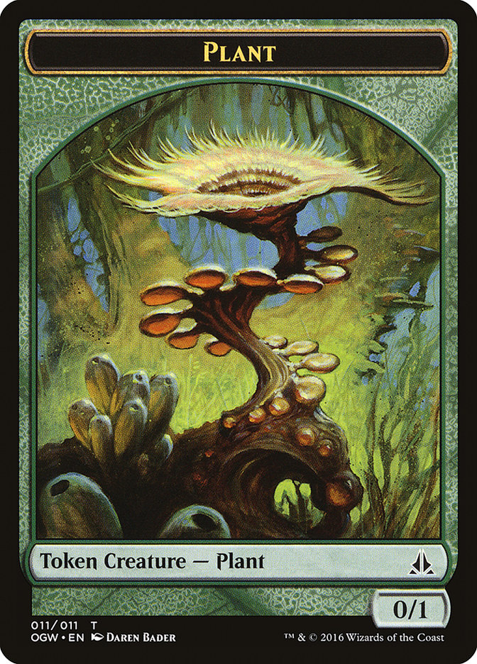 Plant Token [Oath of the Gatewatch Tokens] - The Mythic Store | 24h Order Processing