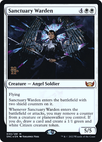 Sanctuary Warden [Streets of New Capenna Prerelease Promos] - The Mythic Store | 24h Order Processing