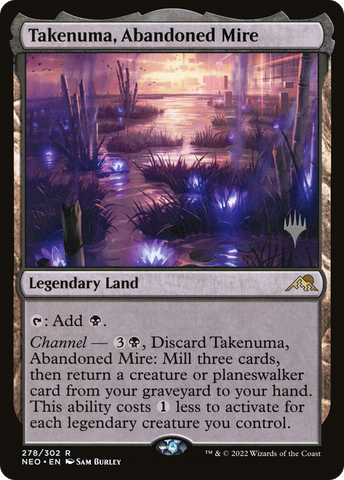 Takenuma, Abandoned Mire (Promo Pack) [Kamigawa: Neon Dynasty Promos] - The Mythic Store | 24h Order Processing