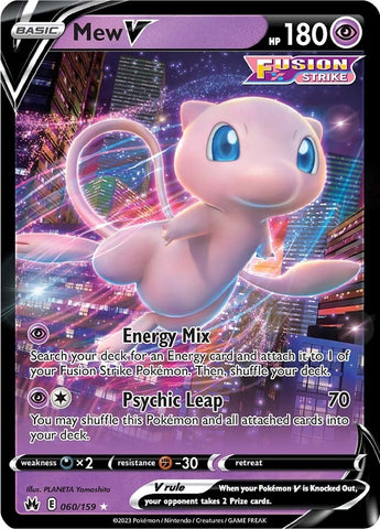 Mew V (060/159) [Sword & Shield: Crown Zenith] - The Mythic Store | 24h Order Processing