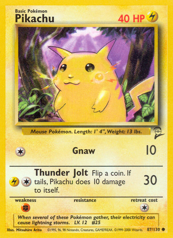 Pikachu (87/130) [Base Set 2] - The Mythic Store | 24h Order Processing