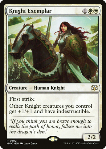 Knight Exemplar [March of the Machine Commander] - The Mythic Store | 24h Order Processing