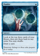 Ponder (White Border) [Mystery Booster 2] - The Mythic Store | 24h Order Processing