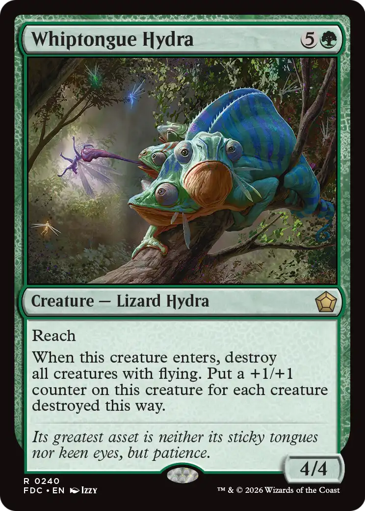 Whiptongue Hydra [Foundations Commander] - The Mythic Store | 24h Order Processing