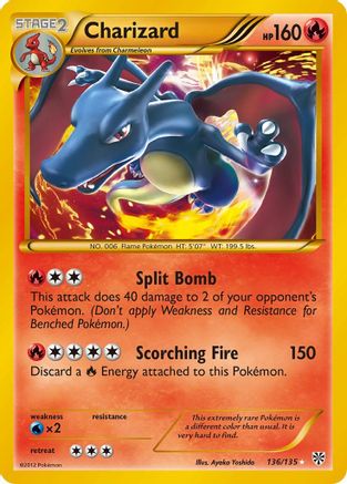 Charizard (136/135) [Black & White: Plasma Storm] - The Mythic Store | 24h Order Processing