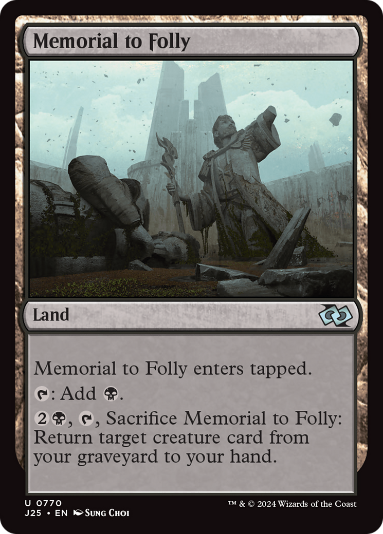 Memorial to Folly [Foundations Jumpstart] - The Mythic Store | 24h Order Processing