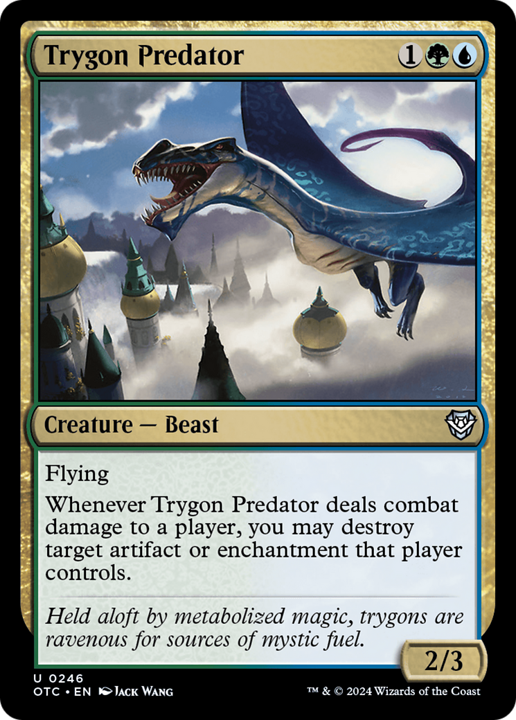 Trygon Predator [Outlaws of Thunder Junction Commander] - The Mythic Store | 24h Order Processing