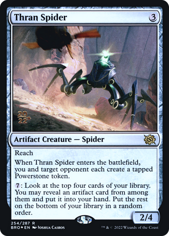 Thran Spider [The Brothers' War Prerelease Promos] - The Mythic Store | 24h Order Processing