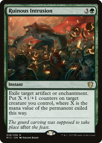 Ruinous Intrusion [Innistrad: Midnight Hunt Commander] - The Mythic Store | 24h Order Processing