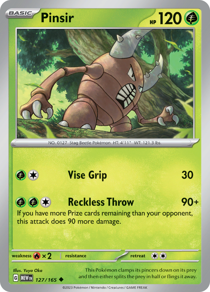 Pinsir (127/165) [Scarlet & Violet 151] - The Mythic Store | 24h Order Processing