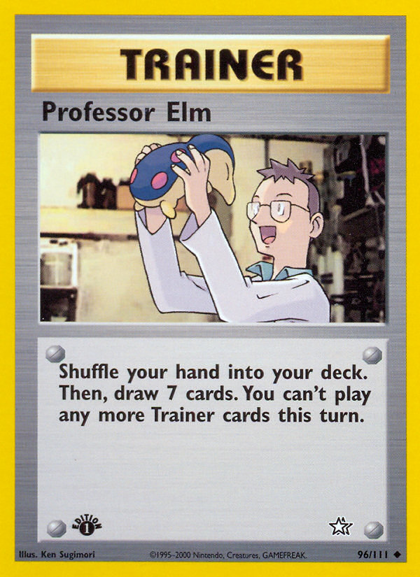 Professor Elm (96/111) [Neo Genesis 1st Edition] - The Mythic Store | 24h Order Processing
